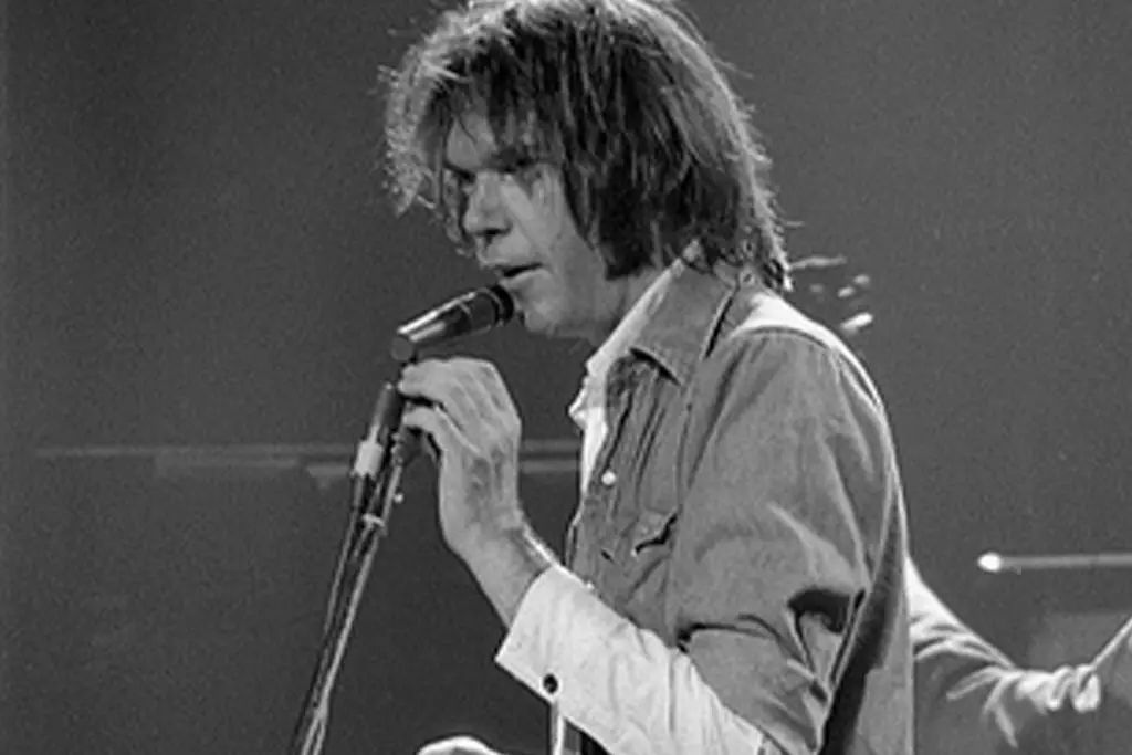 Neil Young singing