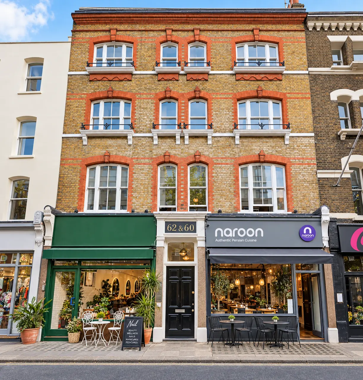 Fitzrovia Music Studios building on Great Titchfield Street