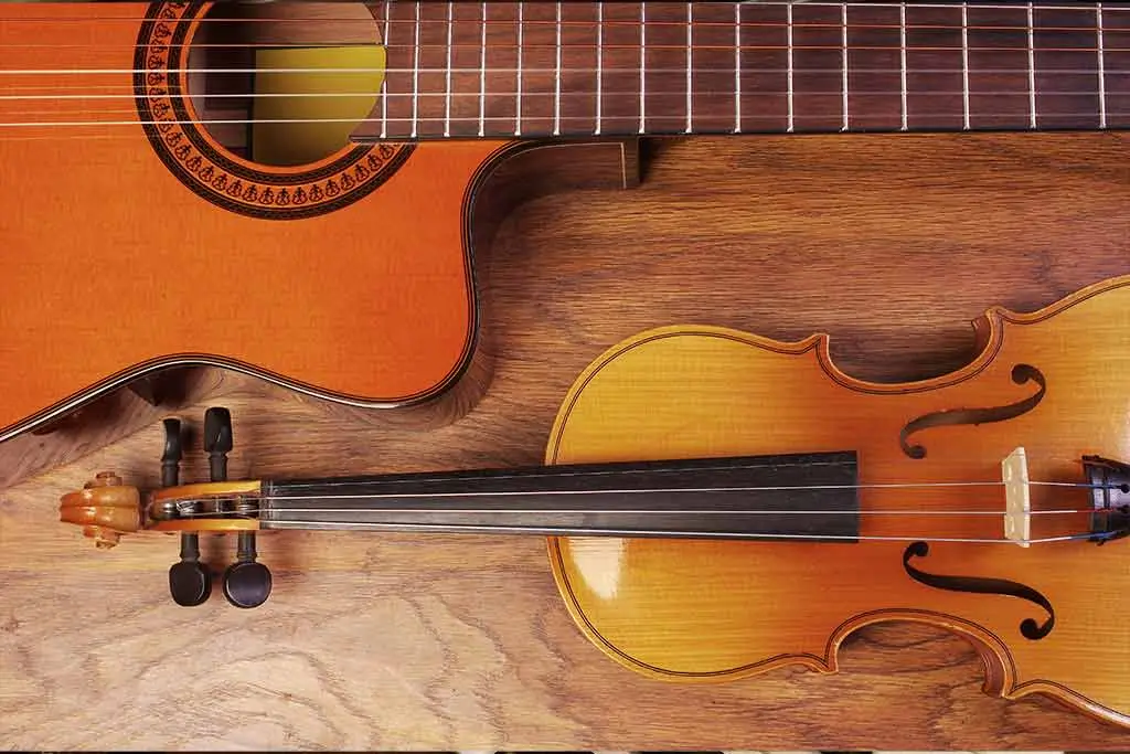 Guitar and violin