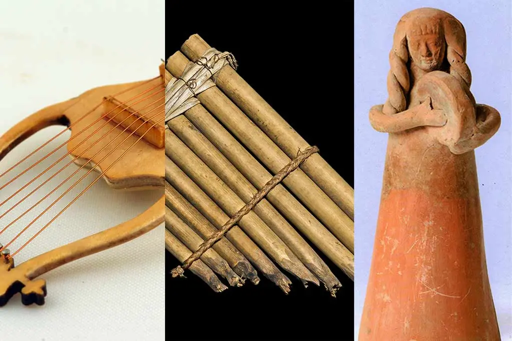 Lyre, Panpipes and Tympanum