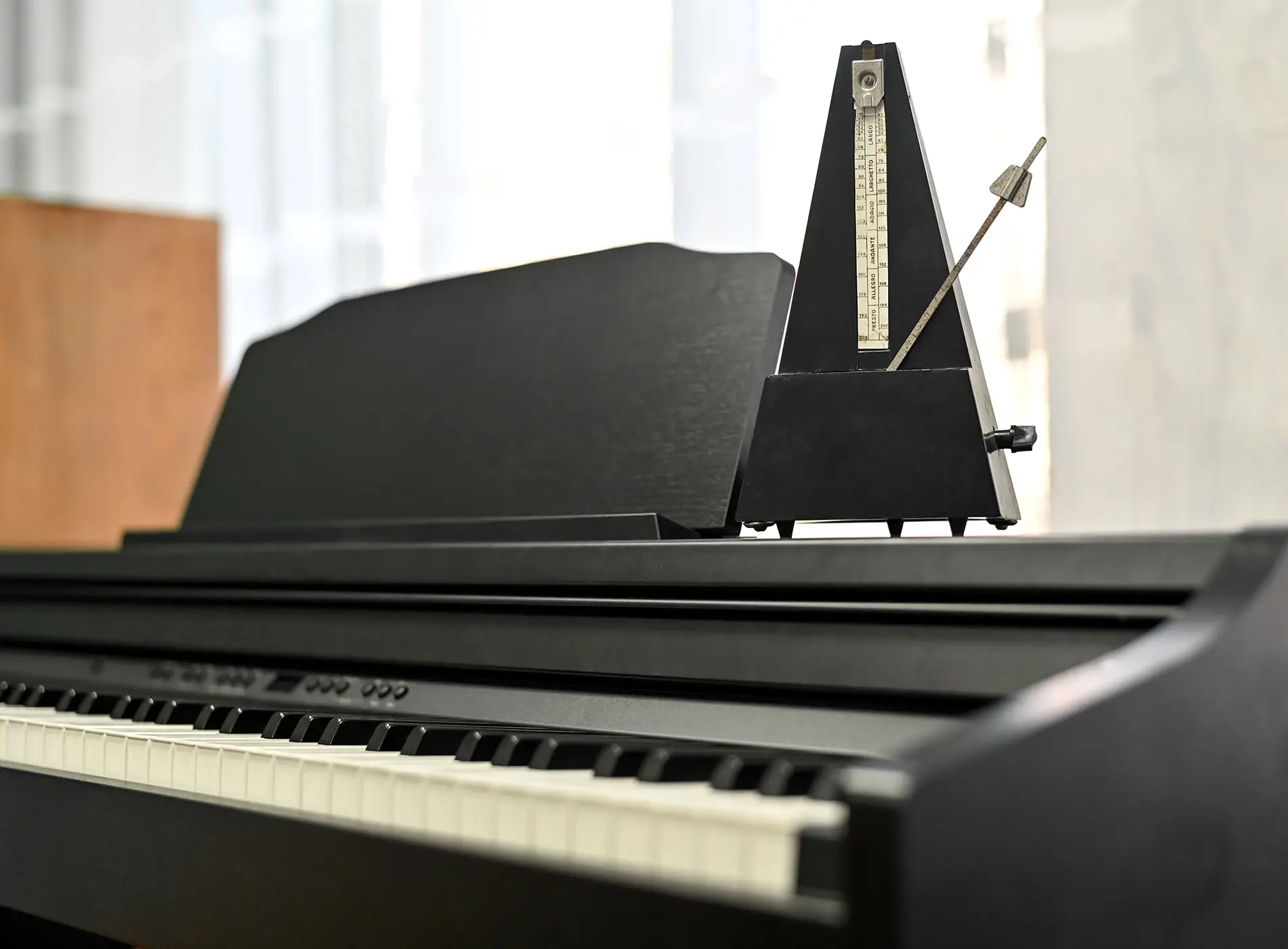 Metronome on the piano