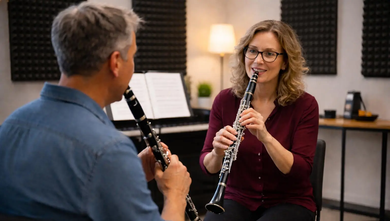 Clarinet lesson